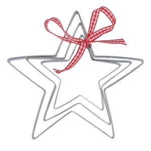 Metal Star Cookie Cutters Set Of 3